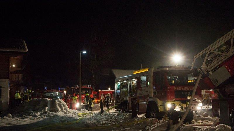 Wohnhaus in Brand