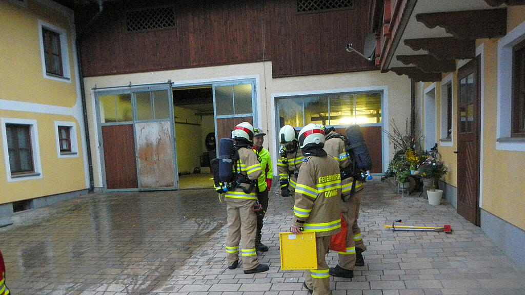 Groß-Übung der Feuerwehren in Oberndorf