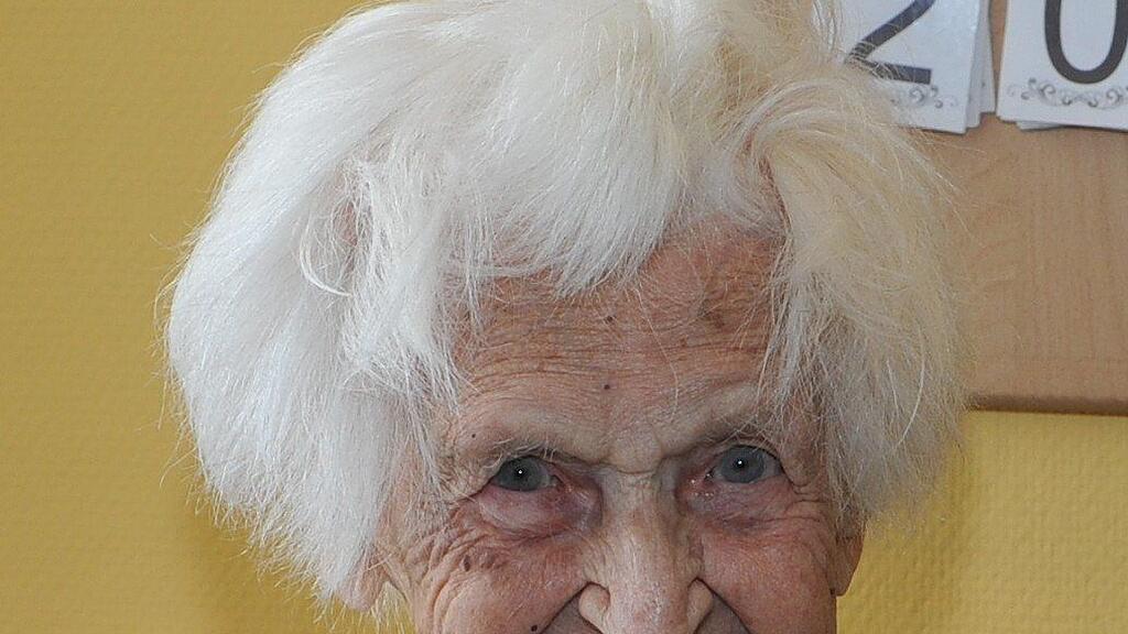 Elfriede Zagler feiert 101. Geburtstag.
