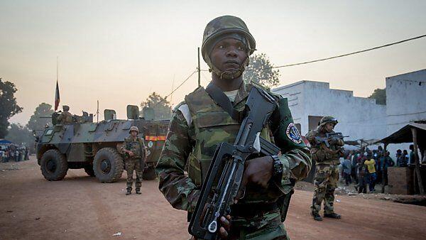 Frankreich Soldaten auf schwieriger Mission