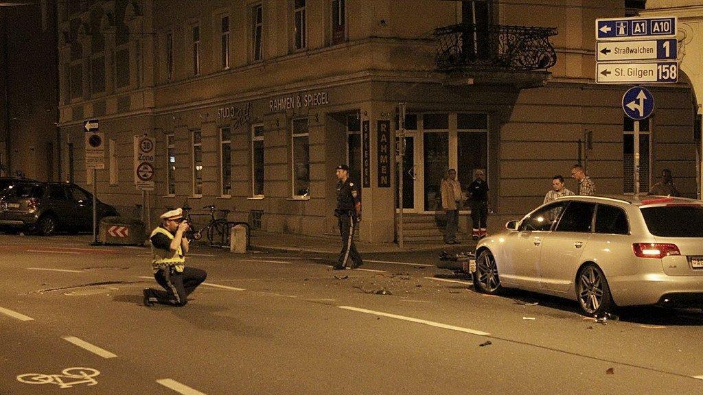 Crash in der Gabelsbergerstraße