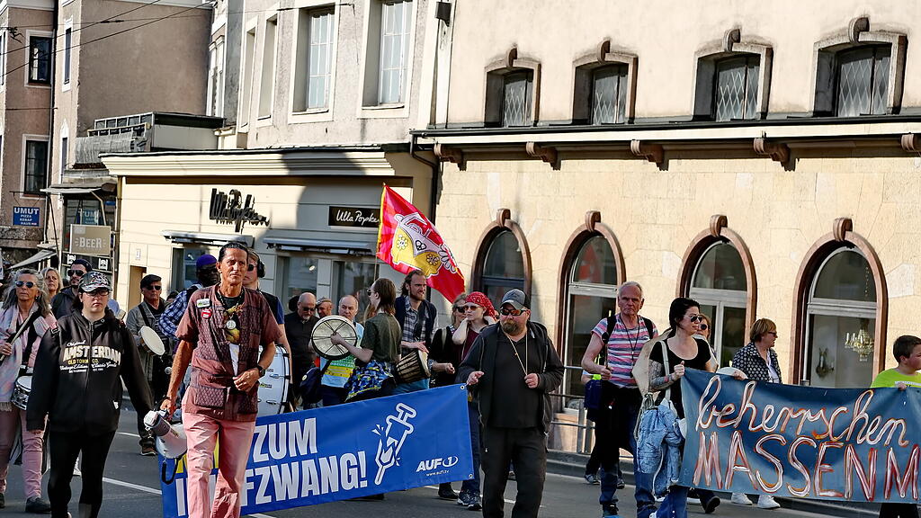 Corona-Demo Stadt Salzburg