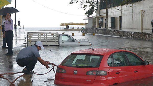 Heftige Regenfälle sorgten für Überflutungen