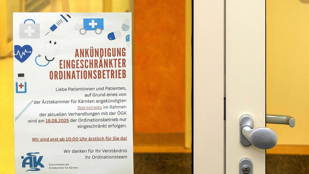 Streik Kärntner Ärzte