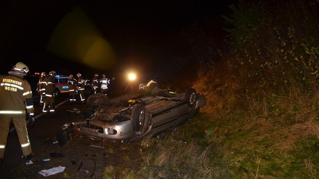 Schwerer Verkehrsunfall auf A10 bei Pfarrwerfen