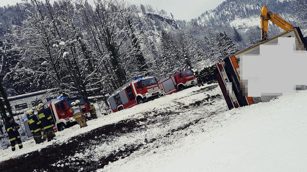 Lkw-Unfall in Bad Ischl