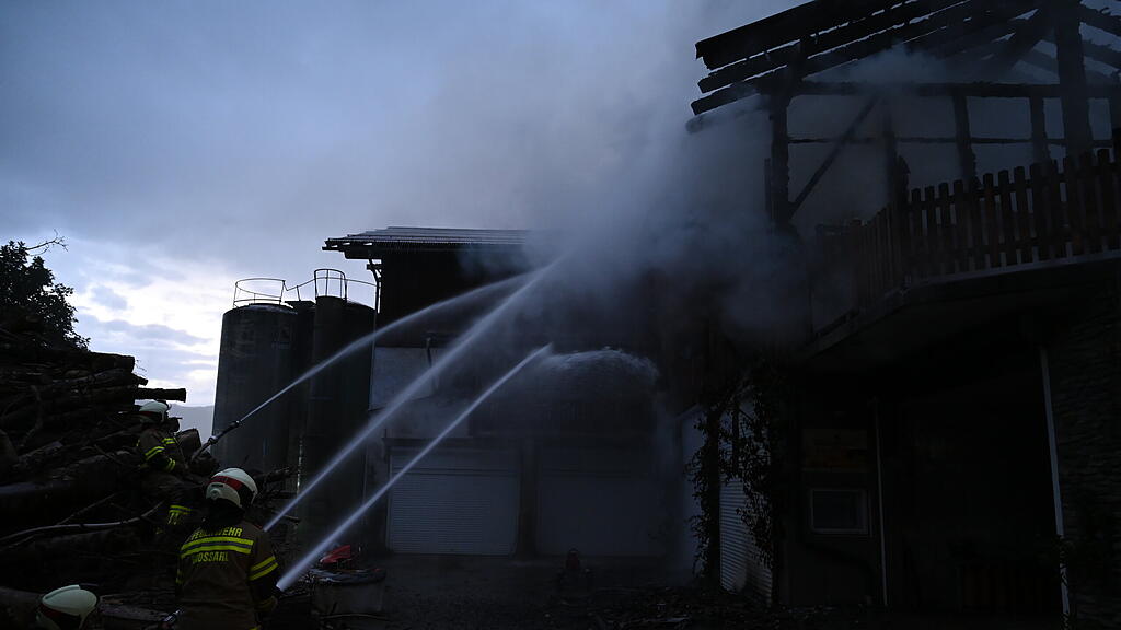 Großbrand Bauernhof Großarl