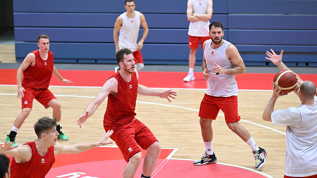 Basketballnationalteam in Salzburg