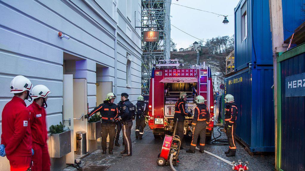 Brand im Hotel Sacher