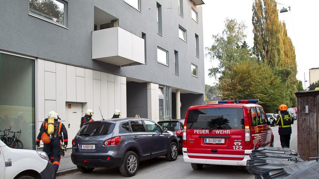 Ein Verletzter bei Wohnungsbrand in Salzburg