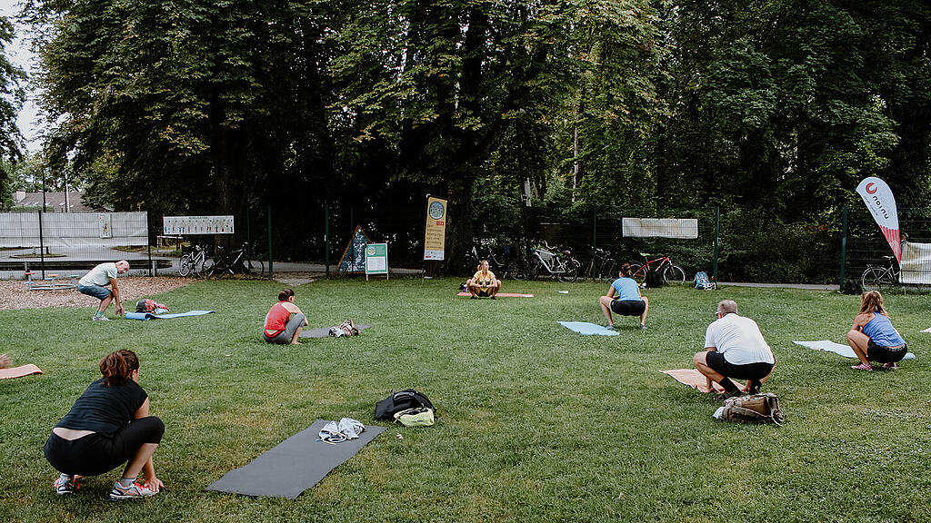 Bewegt im Park, Inklusives Training, Sportunion
