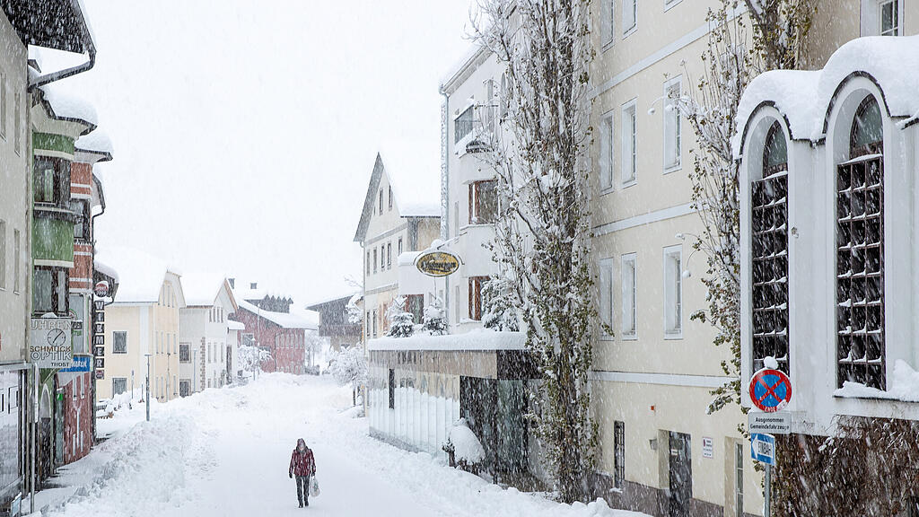 Wintereinbruch in Osttirol und K\u00e4rnten