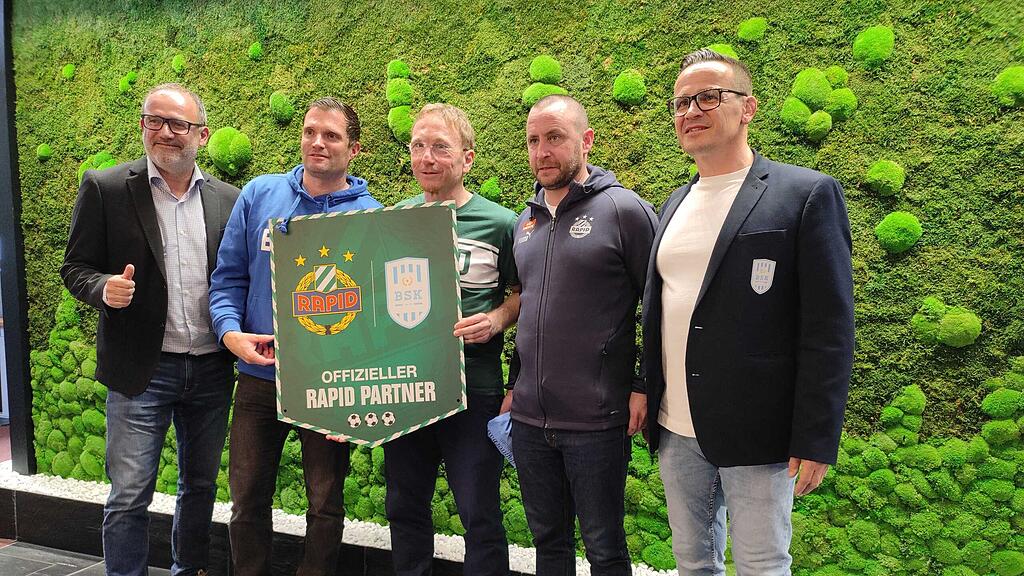 Kooperation zwischen Bischofshofen und Rapid Wien.