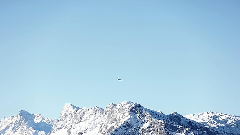 Wanderung über verschneiten Gaisberg