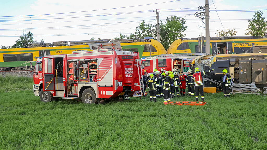 Zugsunglück in Münchendorf / Mödling