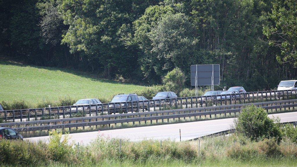 Urlauberverkehr auf der A8