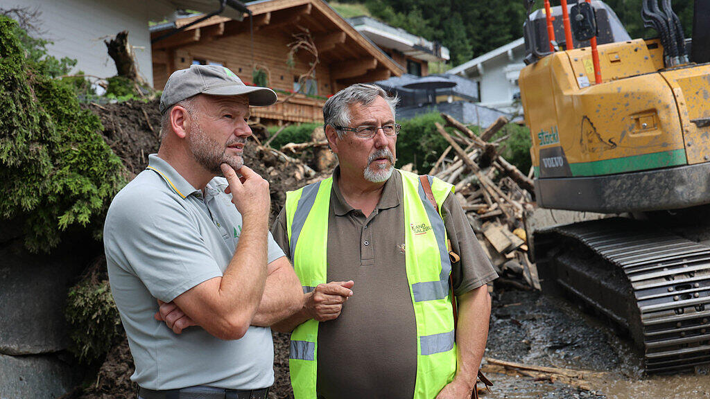 Unwetter in Hollersbach
