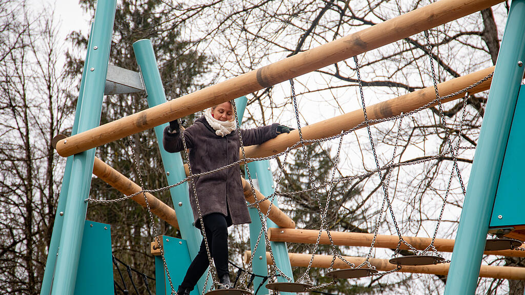 Hochseilgarten im Volksgarten