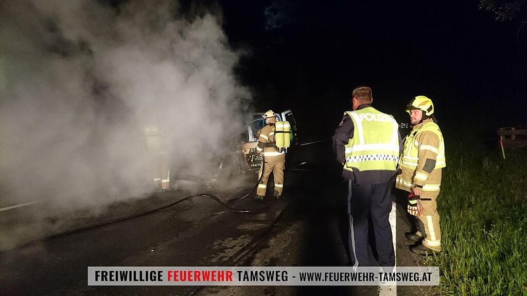 Brand Taxibus Tamsweg