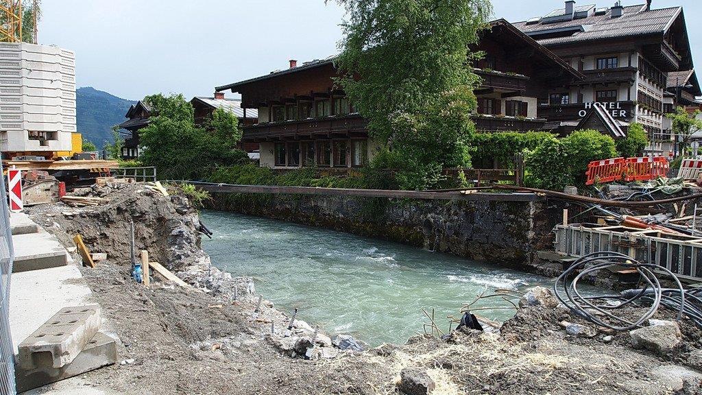 Brückenbau in Kaprun