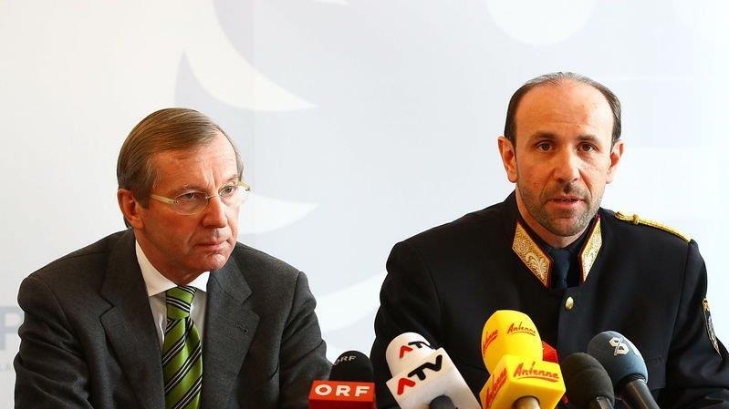Pressekonferenz in der LPD Salzburg