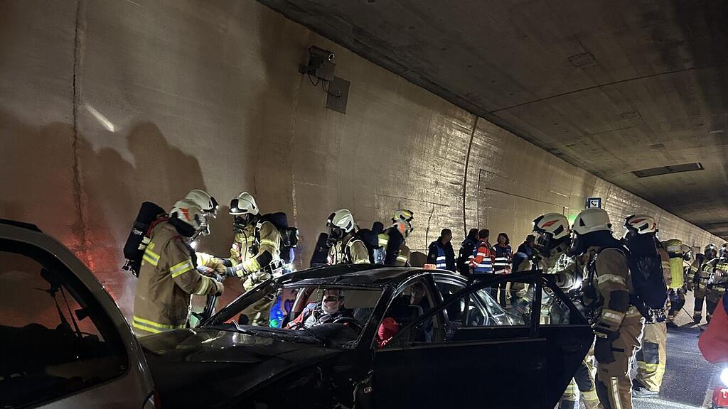 Übung Tauerntunnel
