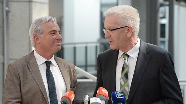 CDU-Landeschef Strobl mit Grünen-Ministerpräsident Kretschmann