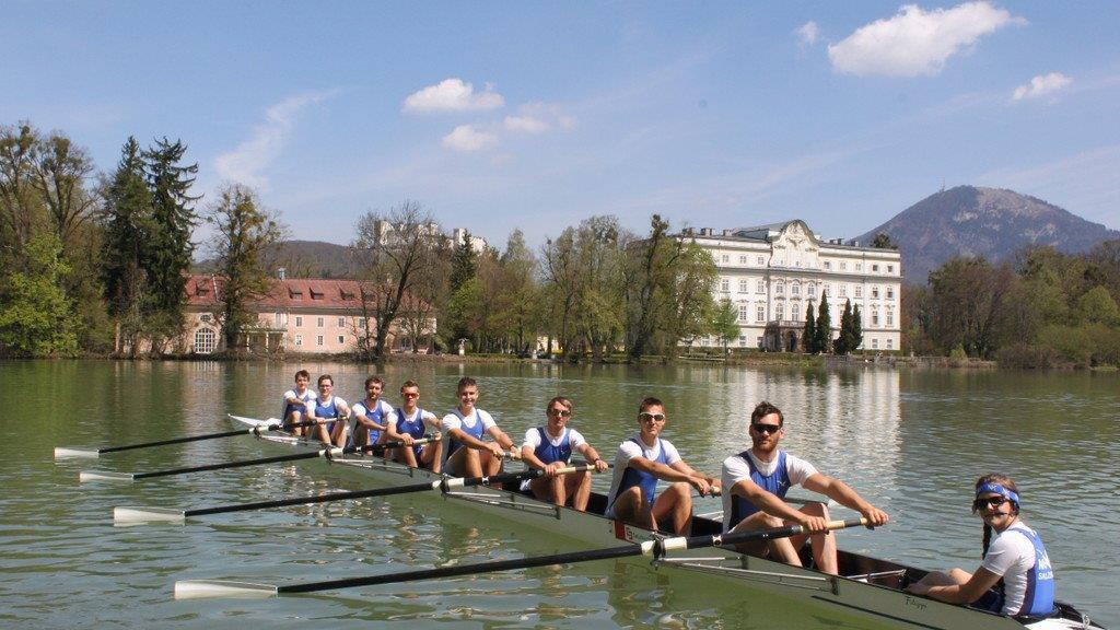 Salzburgs Ruderer in Aktion