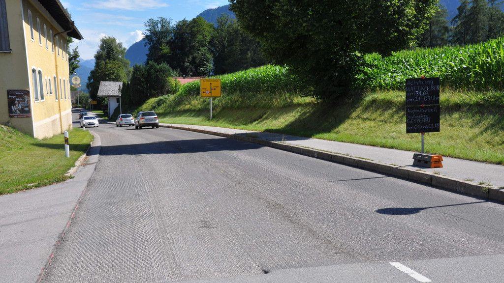 St2103 zwischen Piding und Anger komplett gesperrt