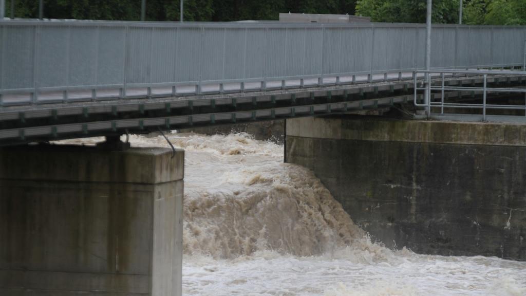 Hochwasser in Trostberg