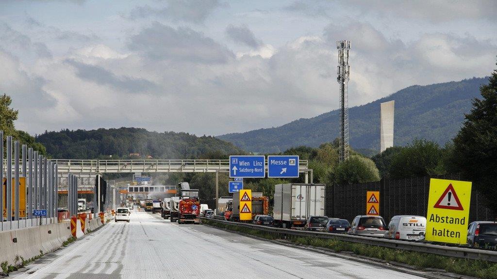 Neue Verkehrsführung bei Salzburg-Mitte
