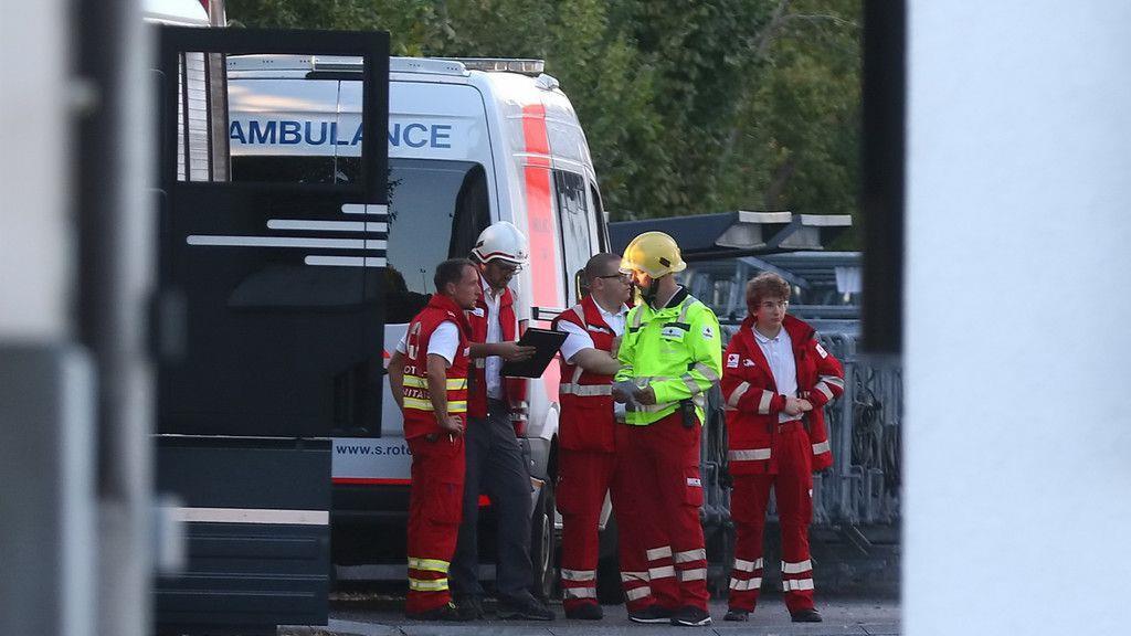 Brand im Polizeianhaltezentrum