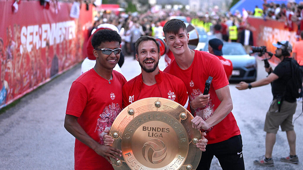 Meisterfeier FC Red Bull Salzburg 2022