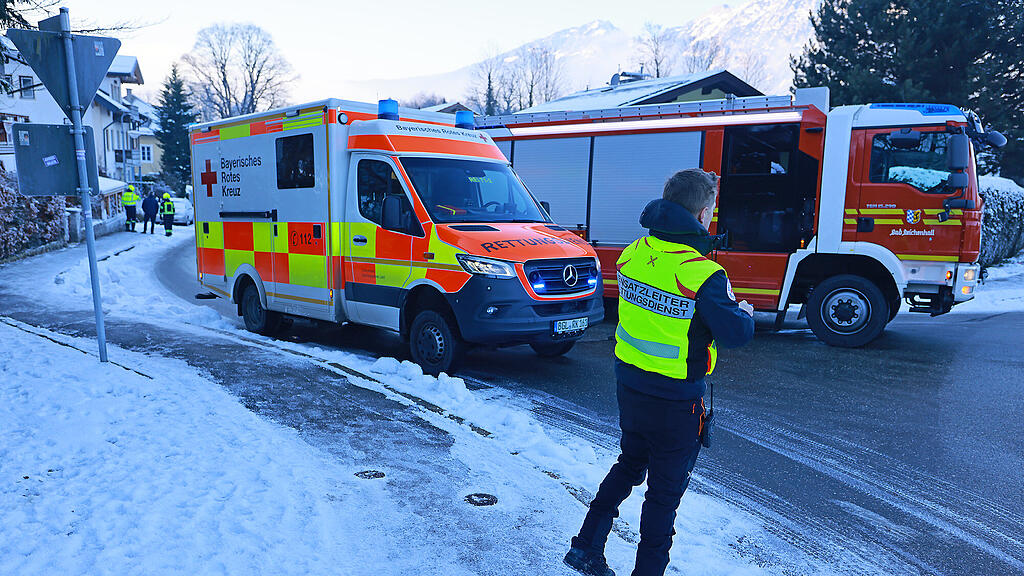Gästehaus-Brand in Bayerisch Gmain