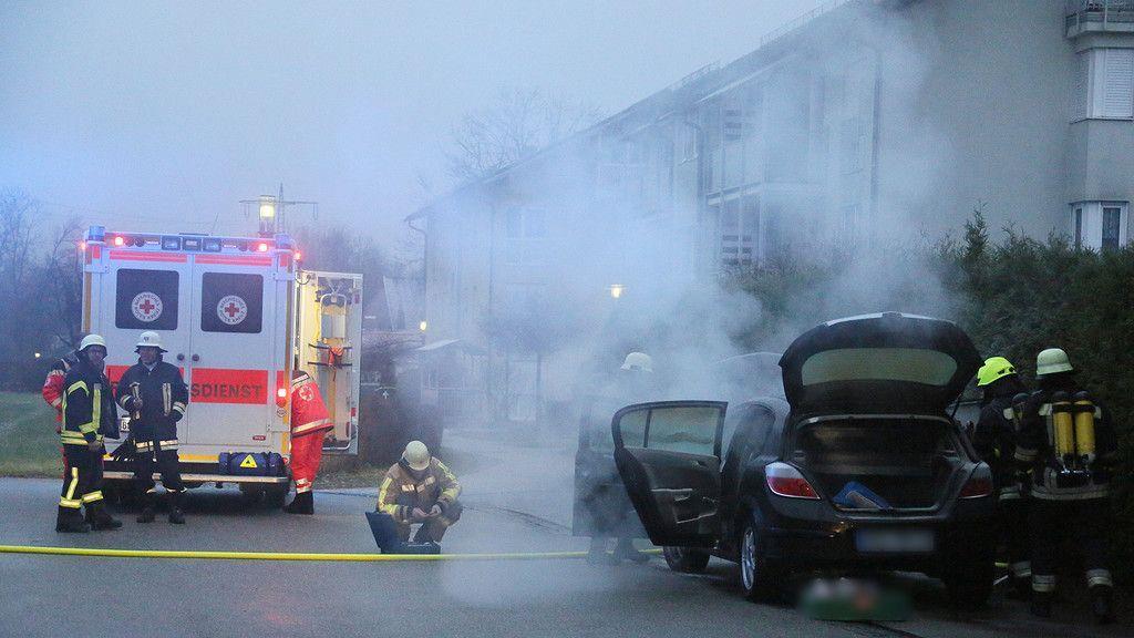 Fahrzeugbrand in Bad Reichenhall