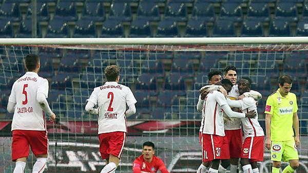 Salzburg hatte keine Probleme mit der Austria