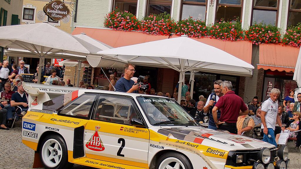Die Oldtimer konnten am Freitag in Berchtesgaden bestaunt werden.