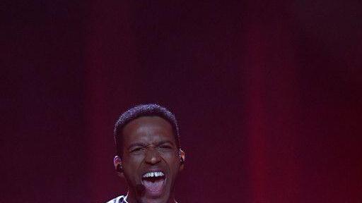 Cesar Sampson beim ESC