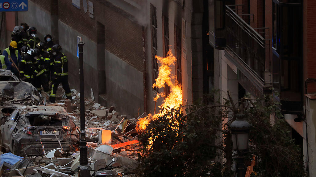 Explosion ersch\u00fcttert Madrid