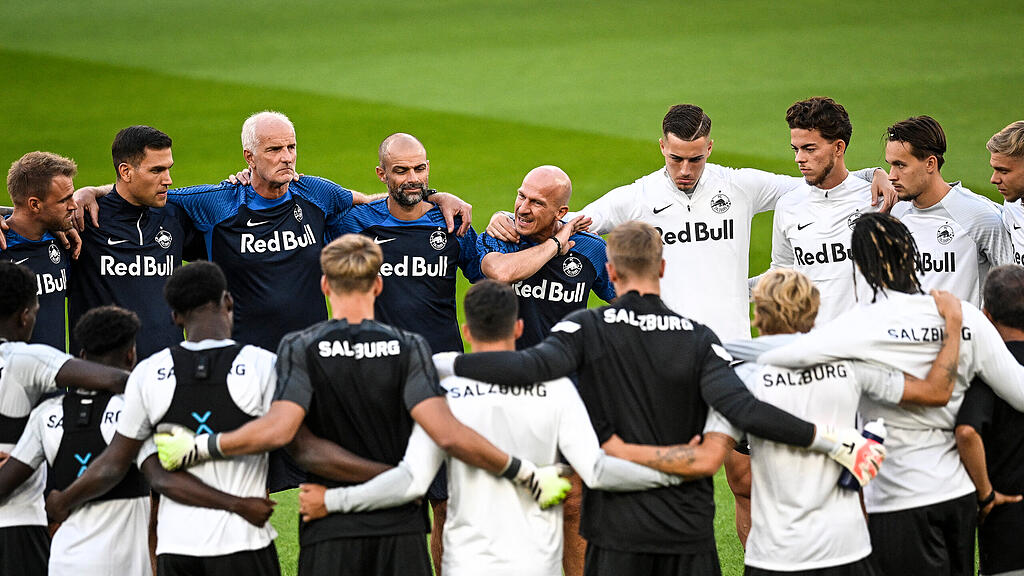 Red Bull Salzburg, Training, Benfica Lissabon,