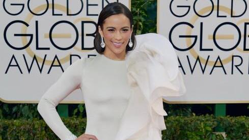 Farbenfrohe Kleider bei den 71. Golden Globes
