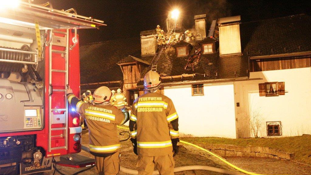 Feuerwehreinsatz in Großgmain
