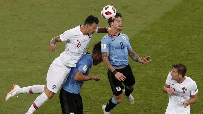 Fußball-WM: Uruguay - Portugal 2:1
