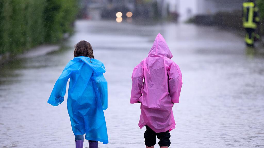 Überflutungen Deutschland nach Dauerregen