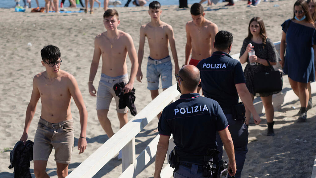 Italien, Lockerungen, Öffnung