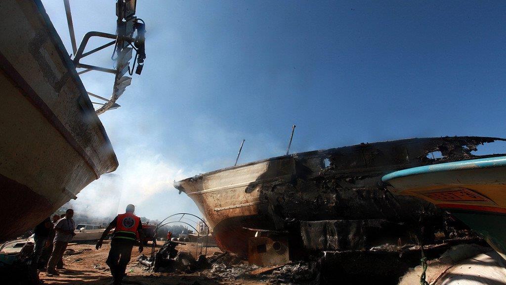 Bomben und Raketen in Nahen Osten