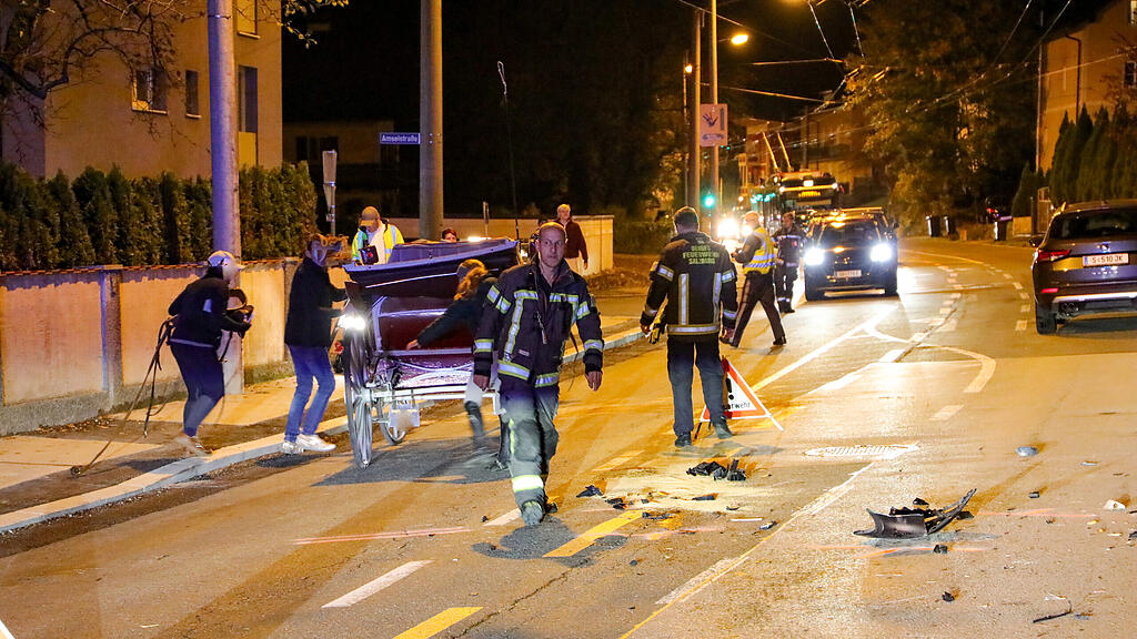 Verletzte bei Unfall mit Kutsche in Salzburg-Gnigl
