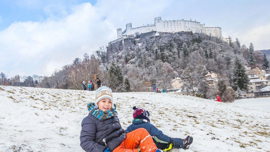 Schnee in Salzburg