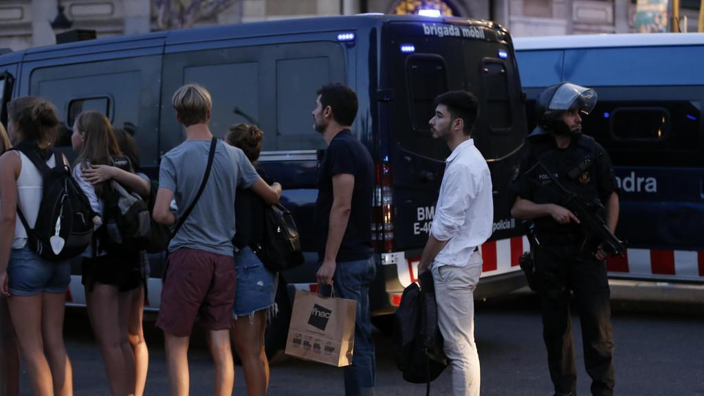 Terror in Barcelona: Bilder vom Abend