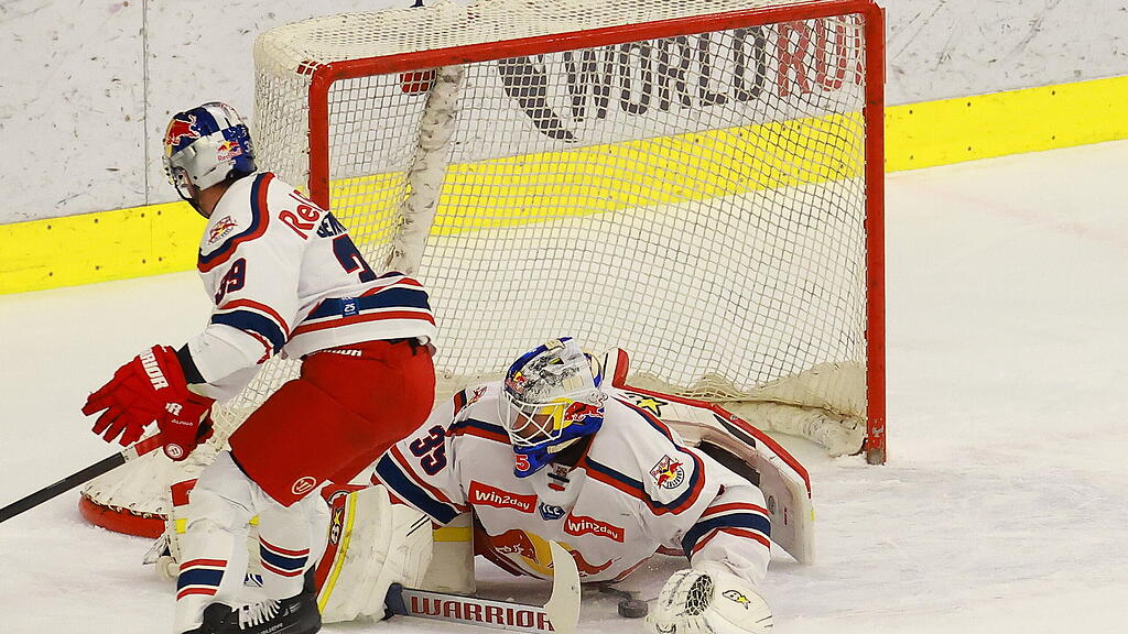 Eishockey: Red Bull Salzburg vs. Black Wings Linz